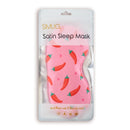 Satin Sleep Mask - Chilli Pepper