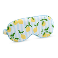 Satin Sleep Mask - Lemon Stripe