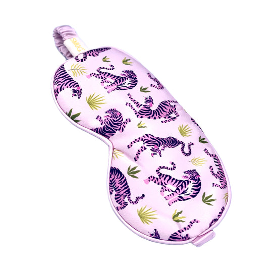 Satin Sleep Mask - Pink Tiger