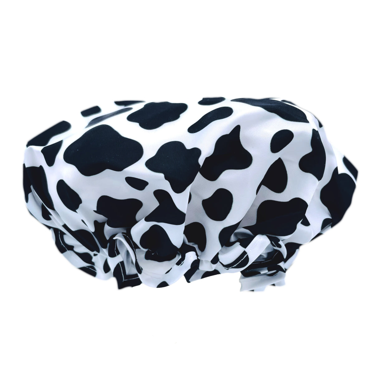 Luxury Shower Cap - Cow Print
