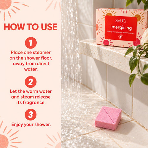 Shower Steamer Set - Energising (pack of 2)