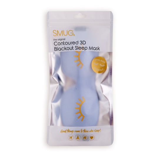 Contoured 3D Blackout Sleep Mask – Wink Baby Blue