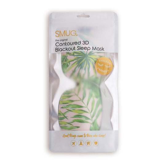 Contoured 3D Blackout Sleep Mask - Palm Print