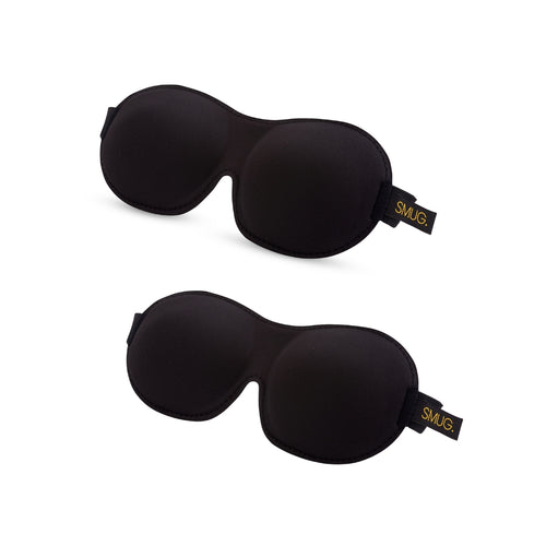 Contoured Sleep Mask Twin Pack Sets - Various Designs