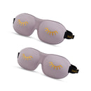 Contoured Sleep Mask Twin Pack Sets - Various Designs