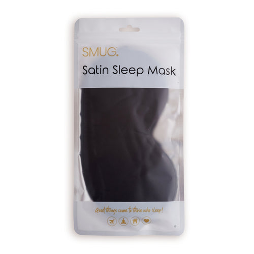Contoured & Satin Sleep Mask Double Pack & Wash Bag Set- Various Prints