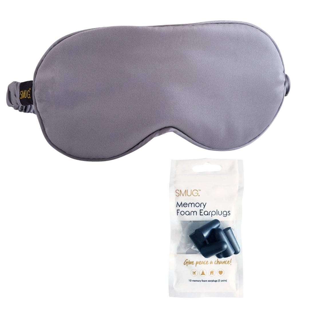 Satin Sleep Mask - Grey