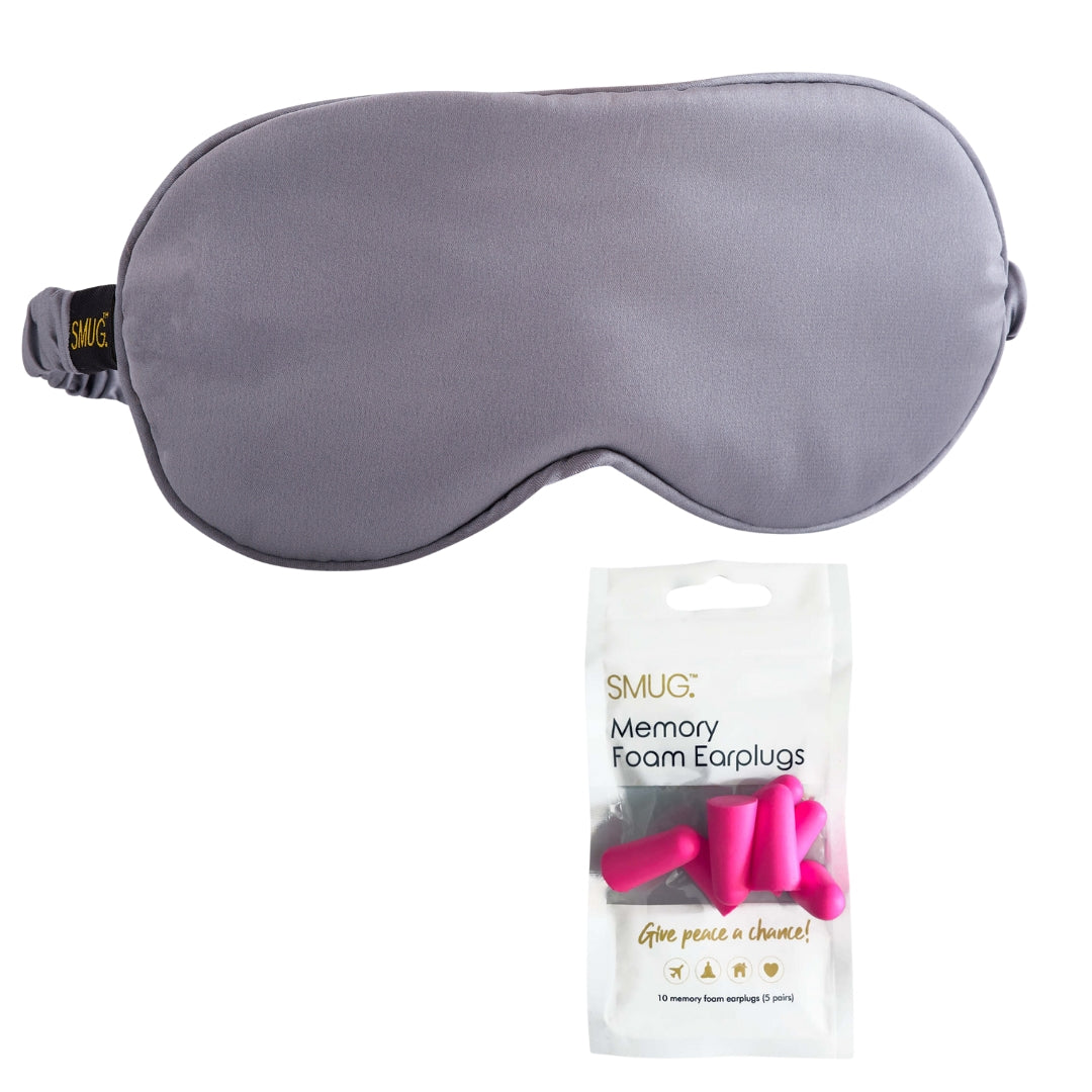 Satin Sleep Mask - Grey