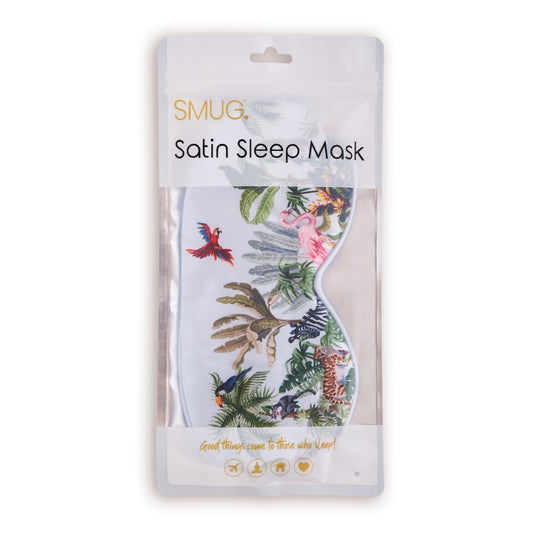 Satin Sleep Mask - Jungle