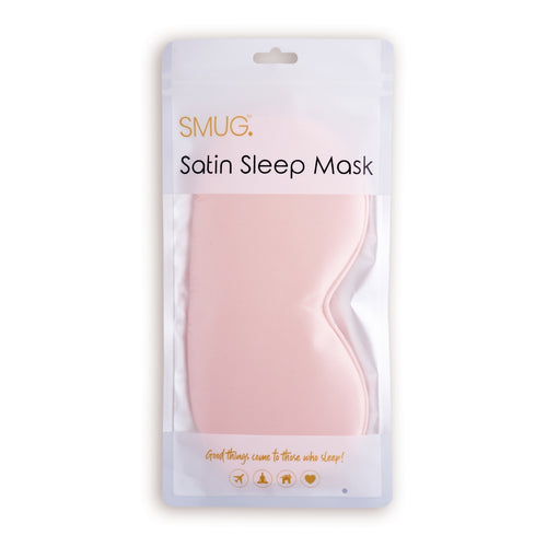 Satin Pillowcases & Sleep Masks Set - Pink