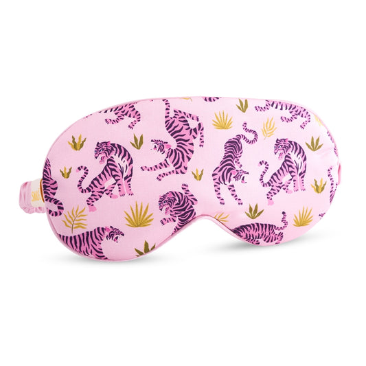 Satin Sleep Mask - Pink Tiger