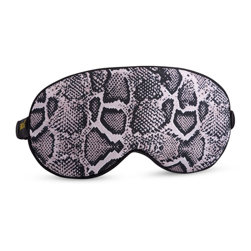 Snake Pattern Sleep Mask Satin Sleep Mask | Snake Print | SMUG.