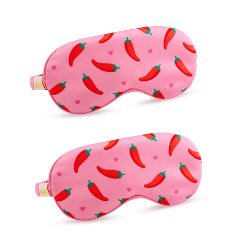 Satin Sleep Mask Twin Pack Sets - Various Designs