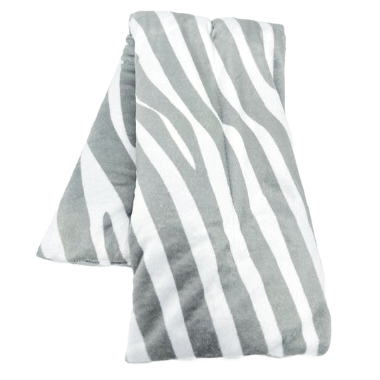 Soothing Body Wrap Wheat Bag Infused with Lavender Oil - Zebra Print