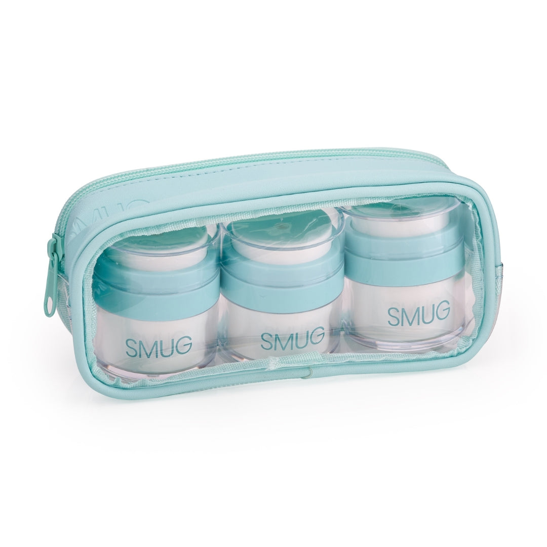Travel Pump Jar Set - Mint Green