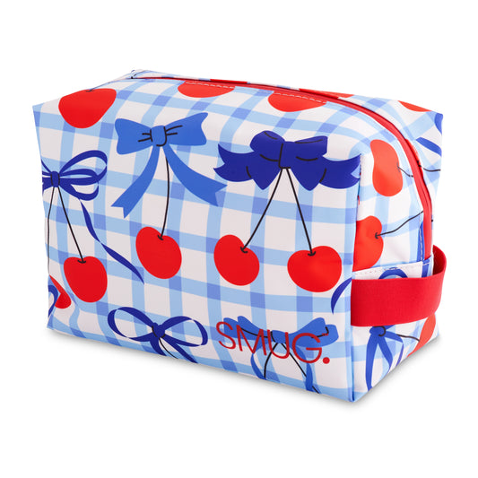 Wash Bag - Blue Cherries