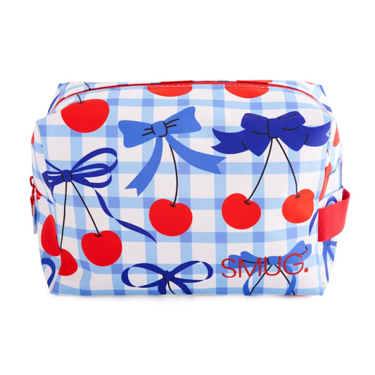 Wash Bag - Blue Cherries