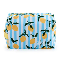 Wash Bag - Lemon Stripe