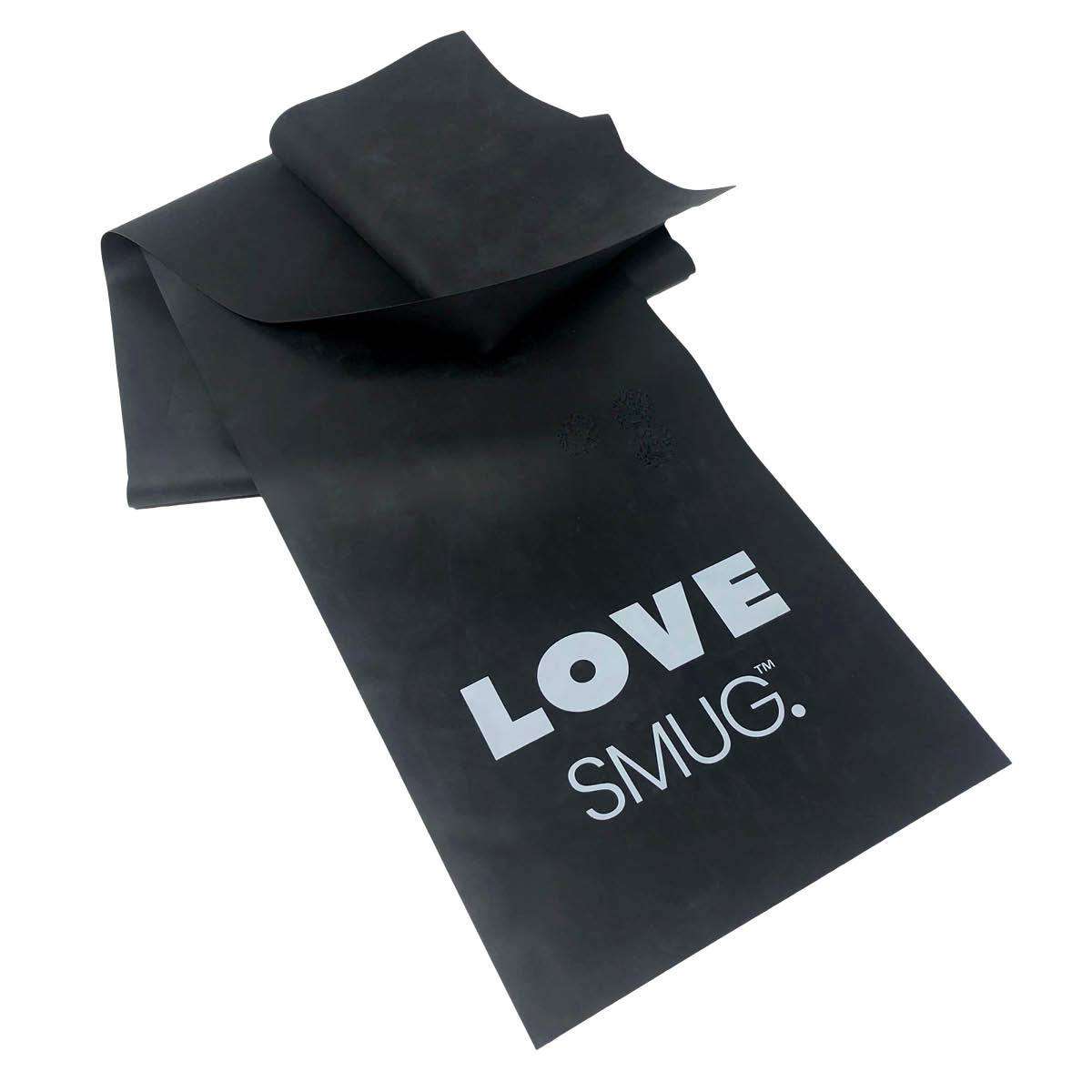 Skipping Rope, Resistance Band & Bag Fitness Set - Love Print, Black