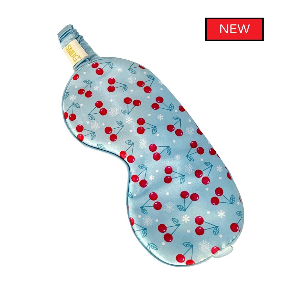 Satin Sleep Mask - Frosted Cherry Print