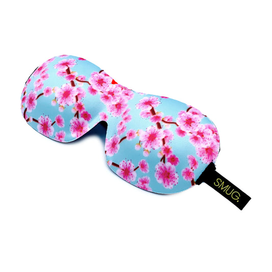 Contoured 3D Blackout Sleep Mask - Cherry Blossom Print