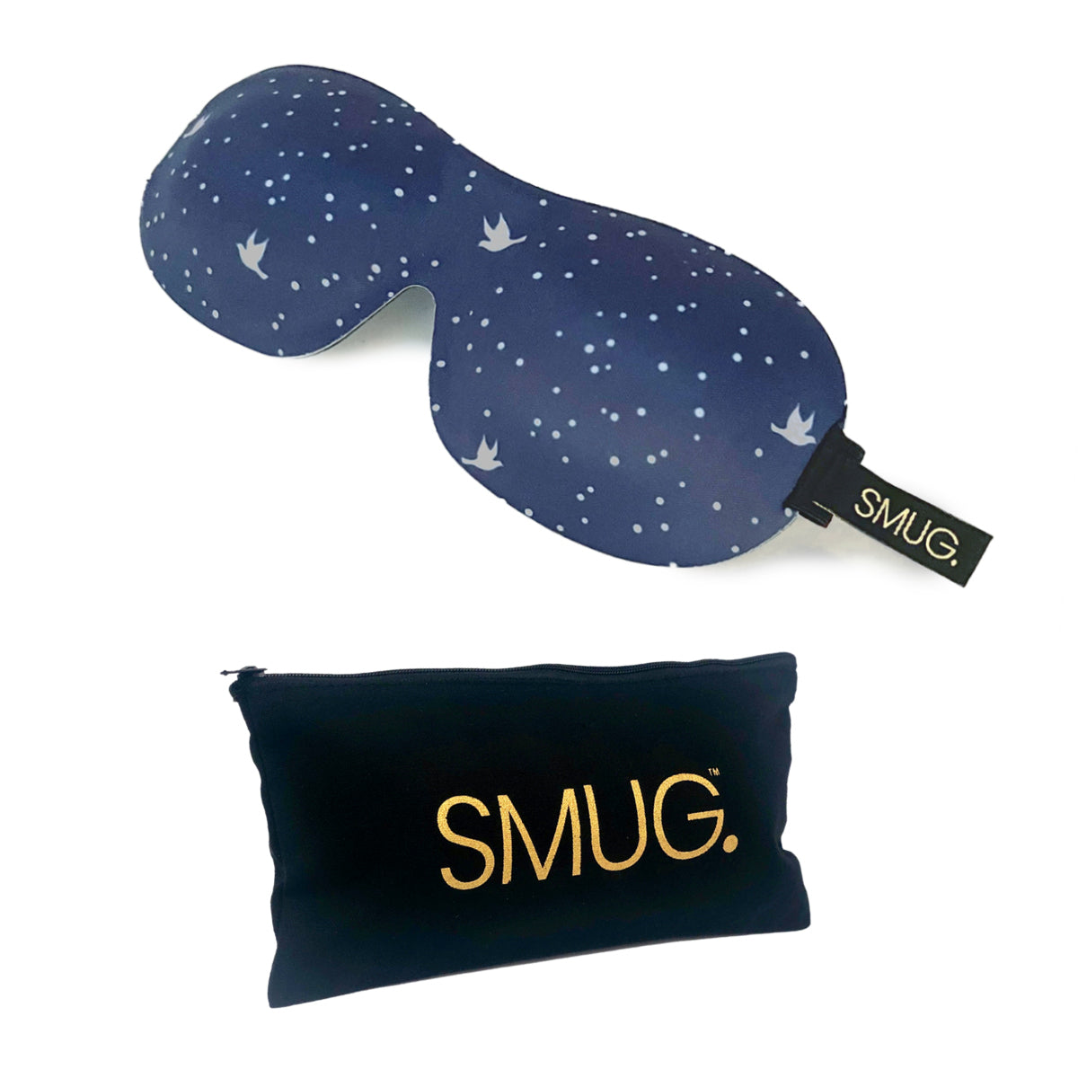 Contoured 3D Blackout Sleep Mask - Night Sky Print