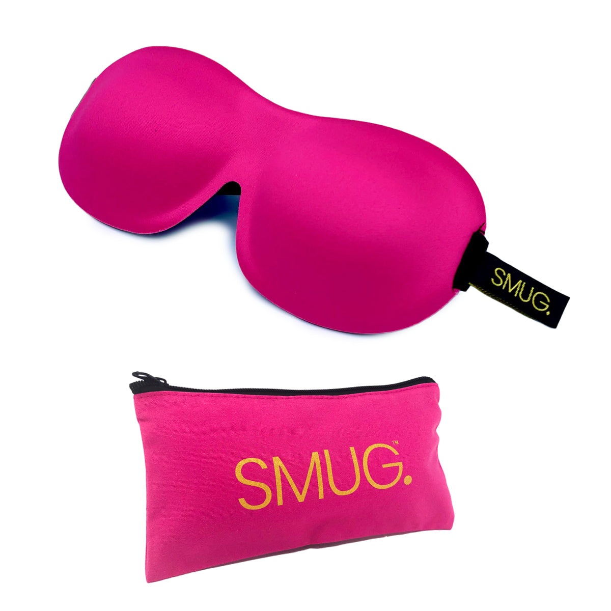 Contoured 3D Blackout Sleep Mask - Bright Pink