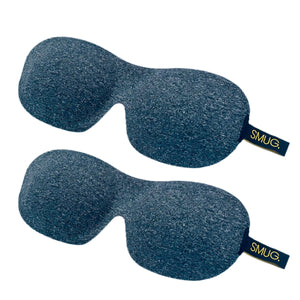 Contoured Sleep Mask Twin Pack Sets - Various Designs