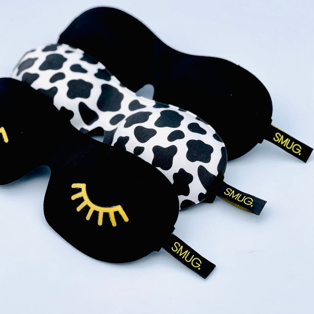 Contoured 3D Blackout Sleep Mask - Black