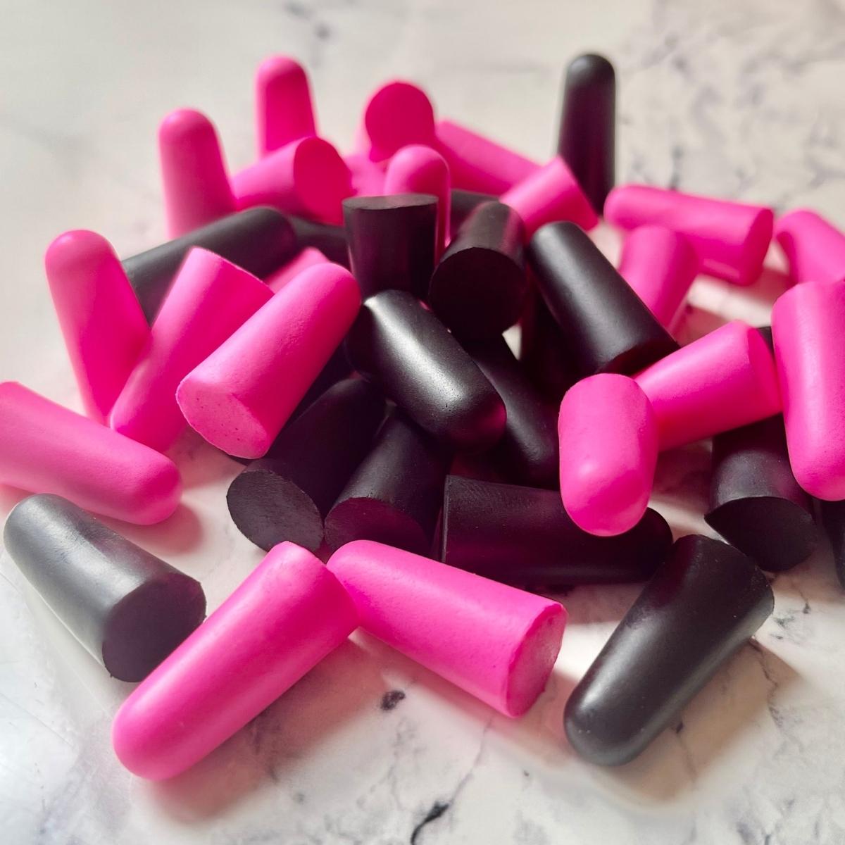Memory Foam Earplugs - Bright Pink (5 packs)