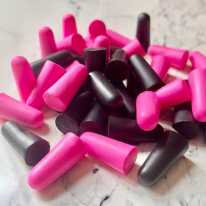 Memory Foam Earplugs - Black & Pink Set