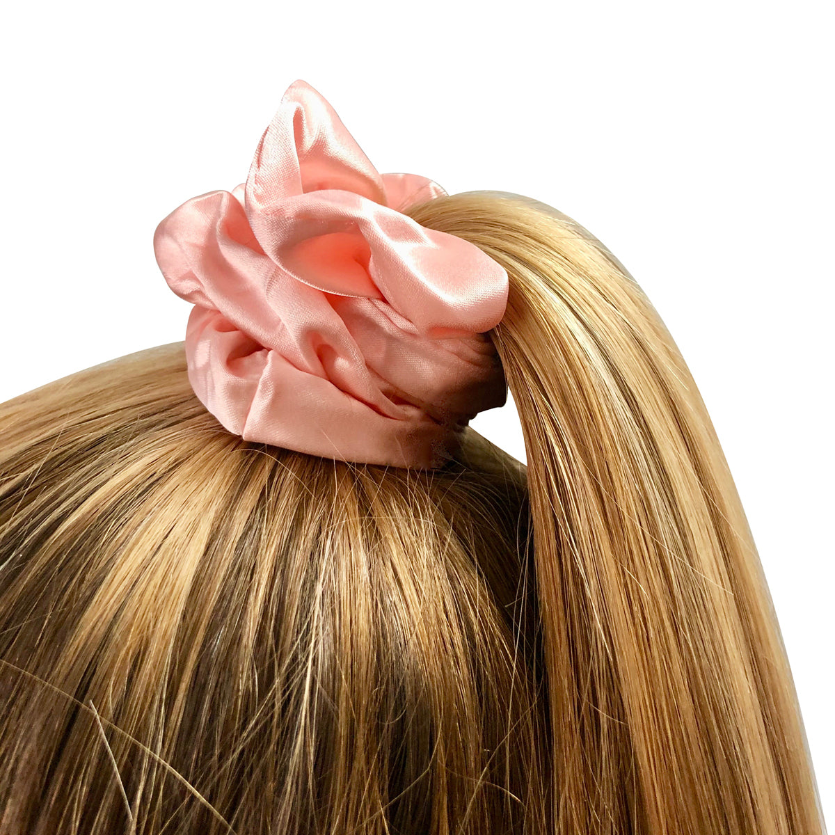 Hair Scrunchies Multipack Set - Grey, Black & Pink
