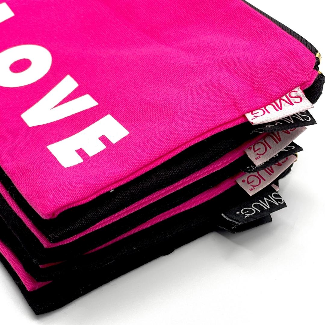 Travel Bag - Love Print, Black