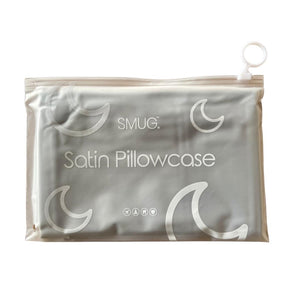 Satin Pillowcase & Sleep Mask Set - Grey