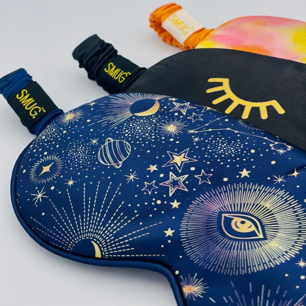 Satin Sleep Mask - Blue Celestial