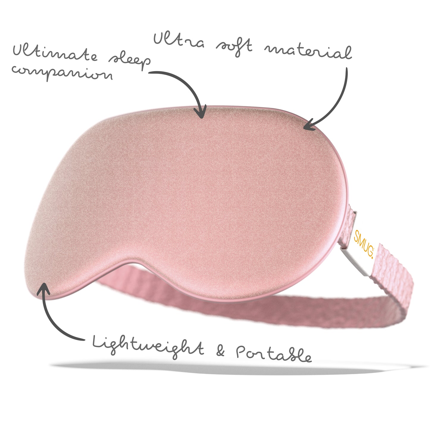 Satin Sleep Mask - Pink