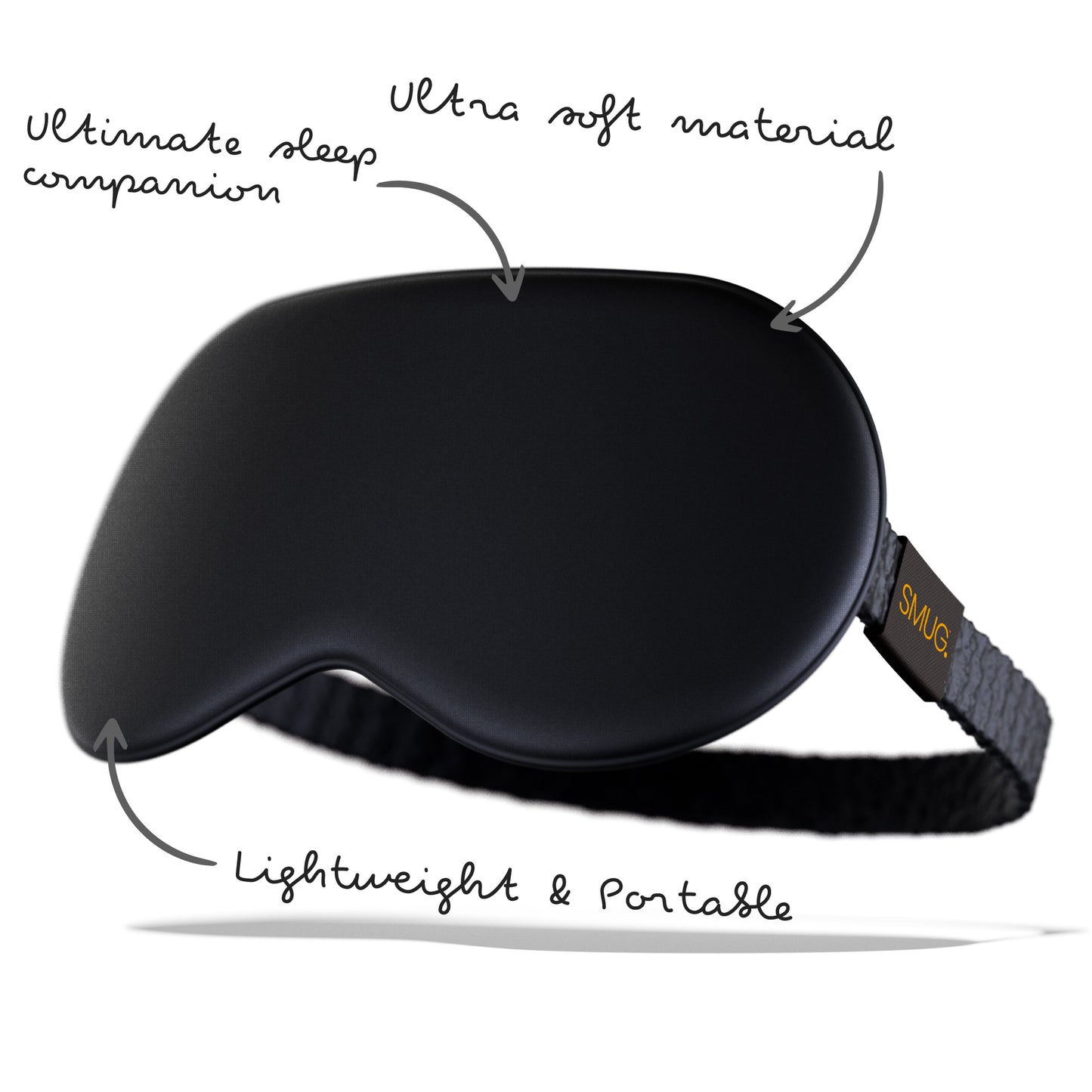 Satin Sleep Mask - Black