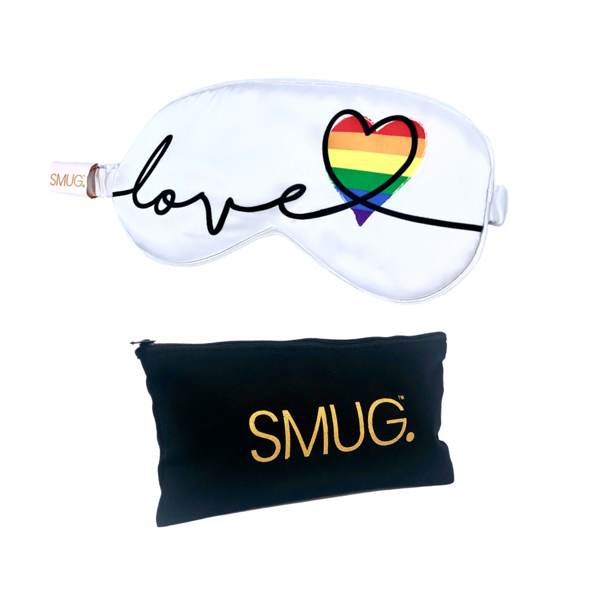 Satin Sleep Mask - Pride Love Print