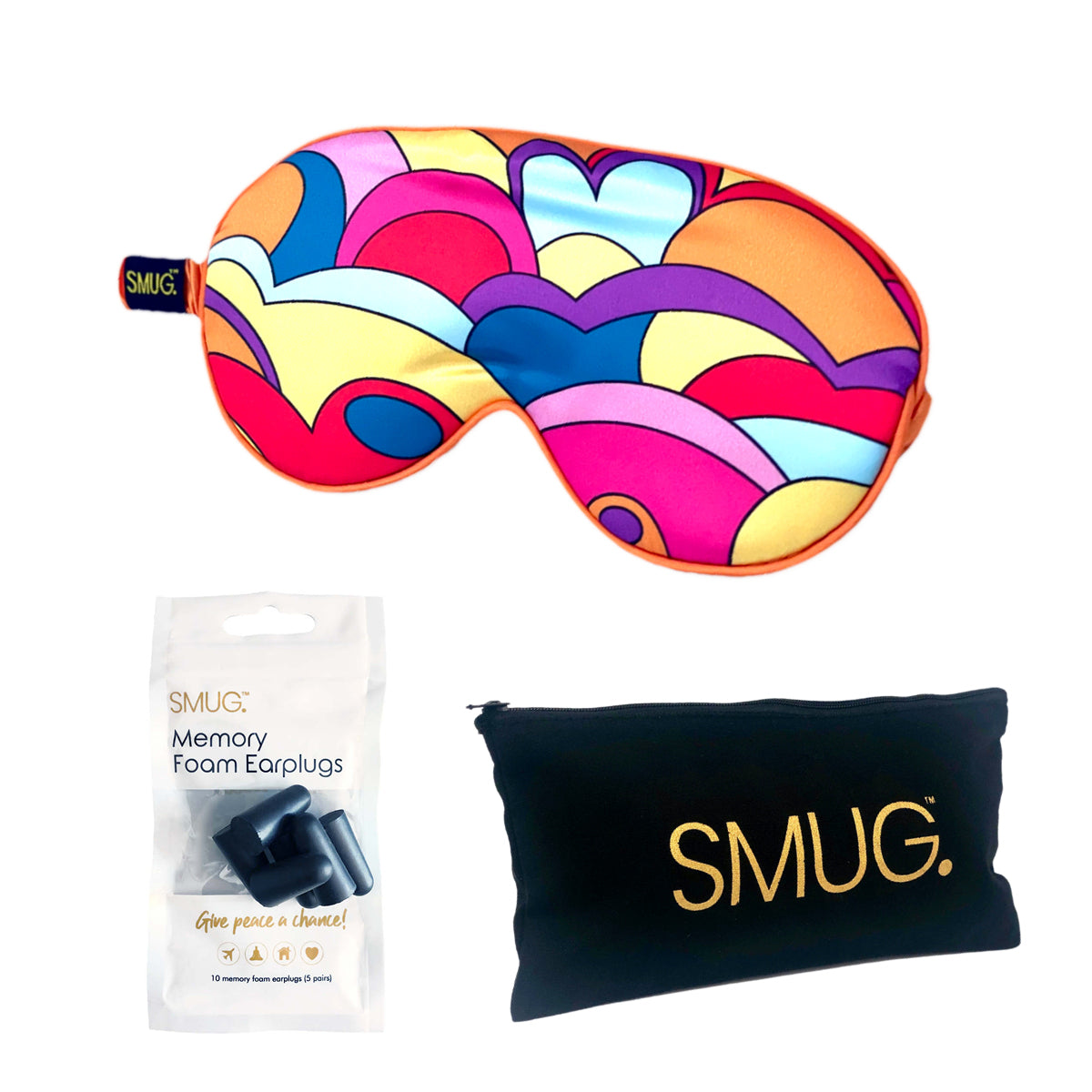 Satin Sleep Mask - Lucy in the Sky Print