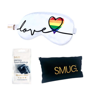 Satin Sleep Mask - Pride Love Print