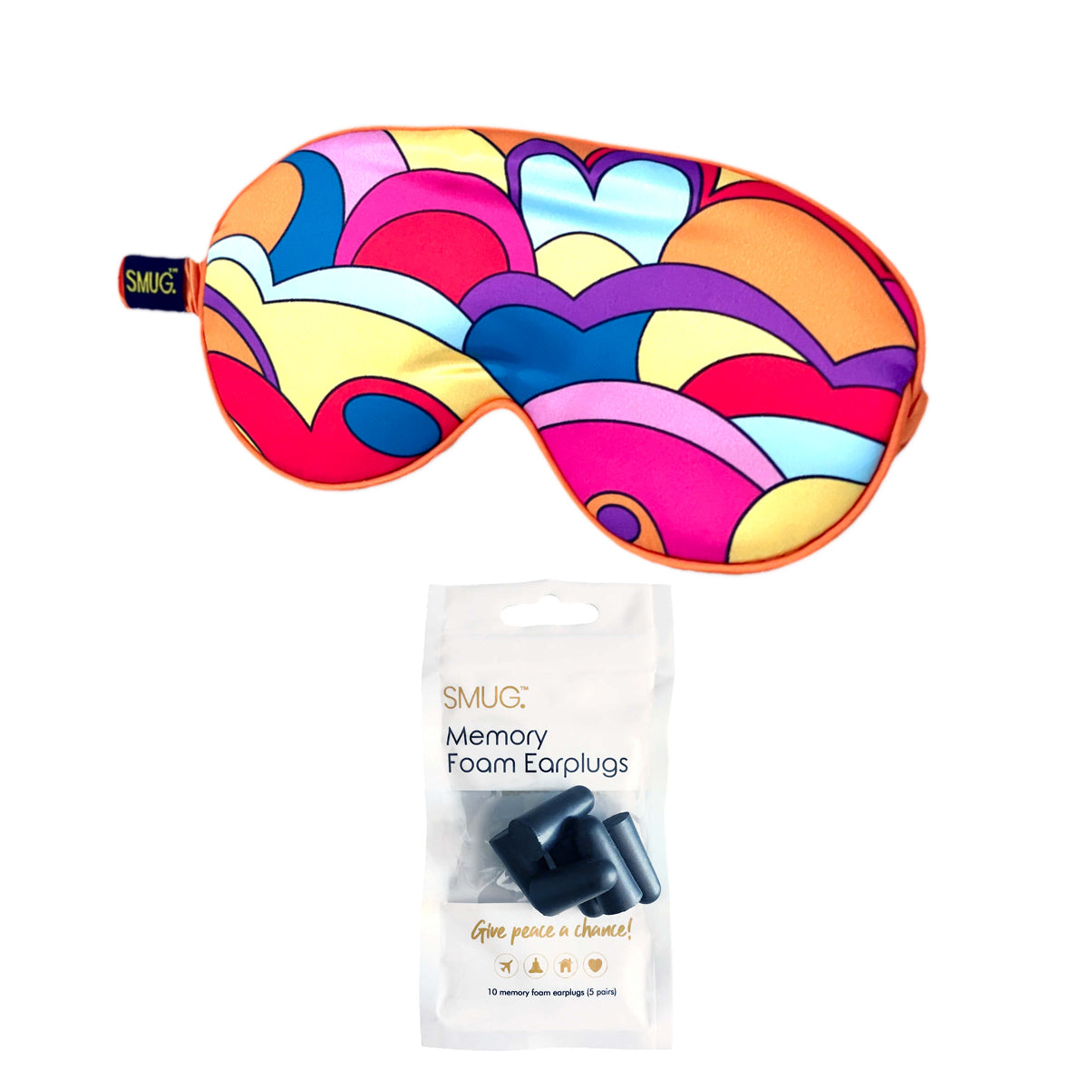 Satin Sleep Mask - Lucy in the Sky Print