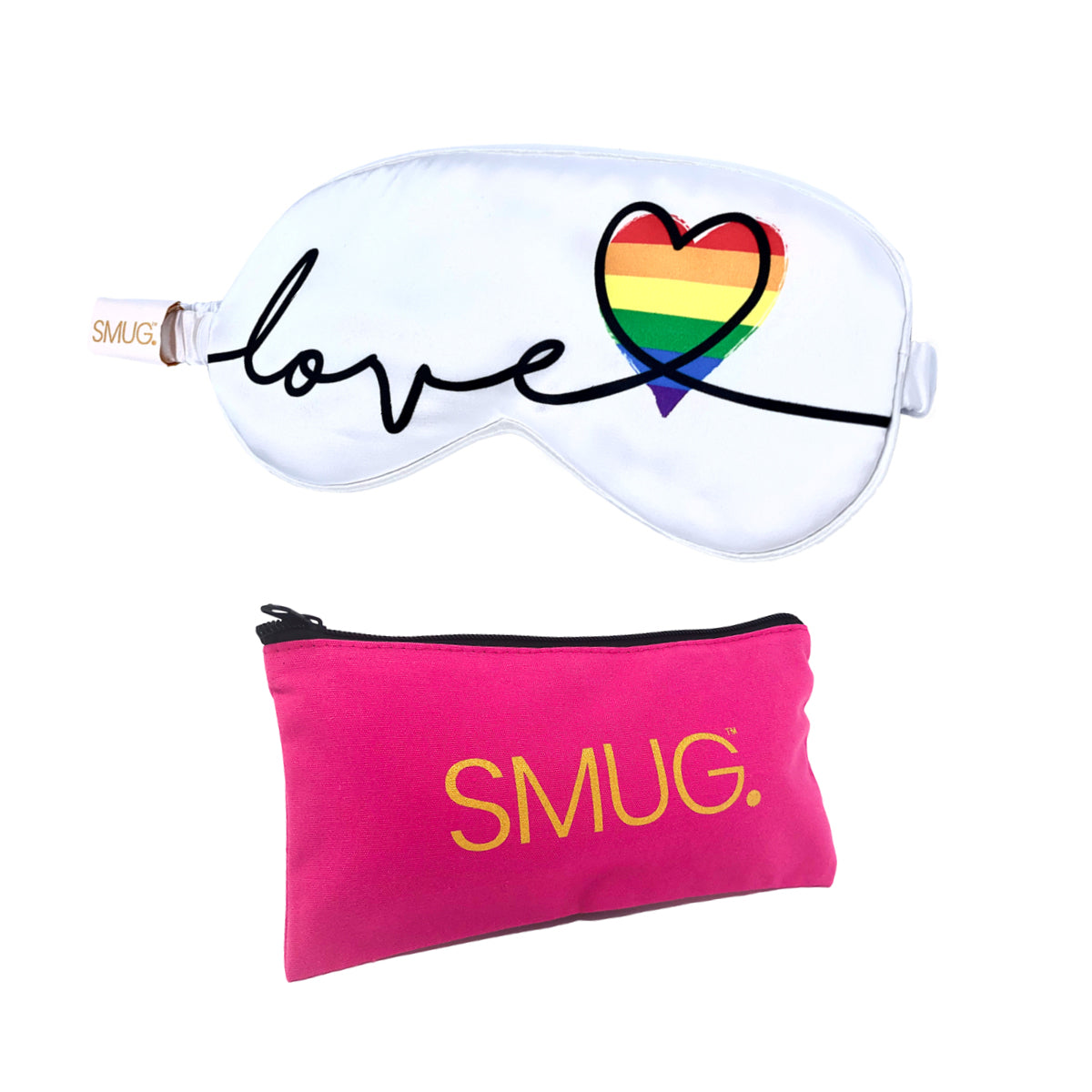 Satin Sleep Mask - Pride Love Print