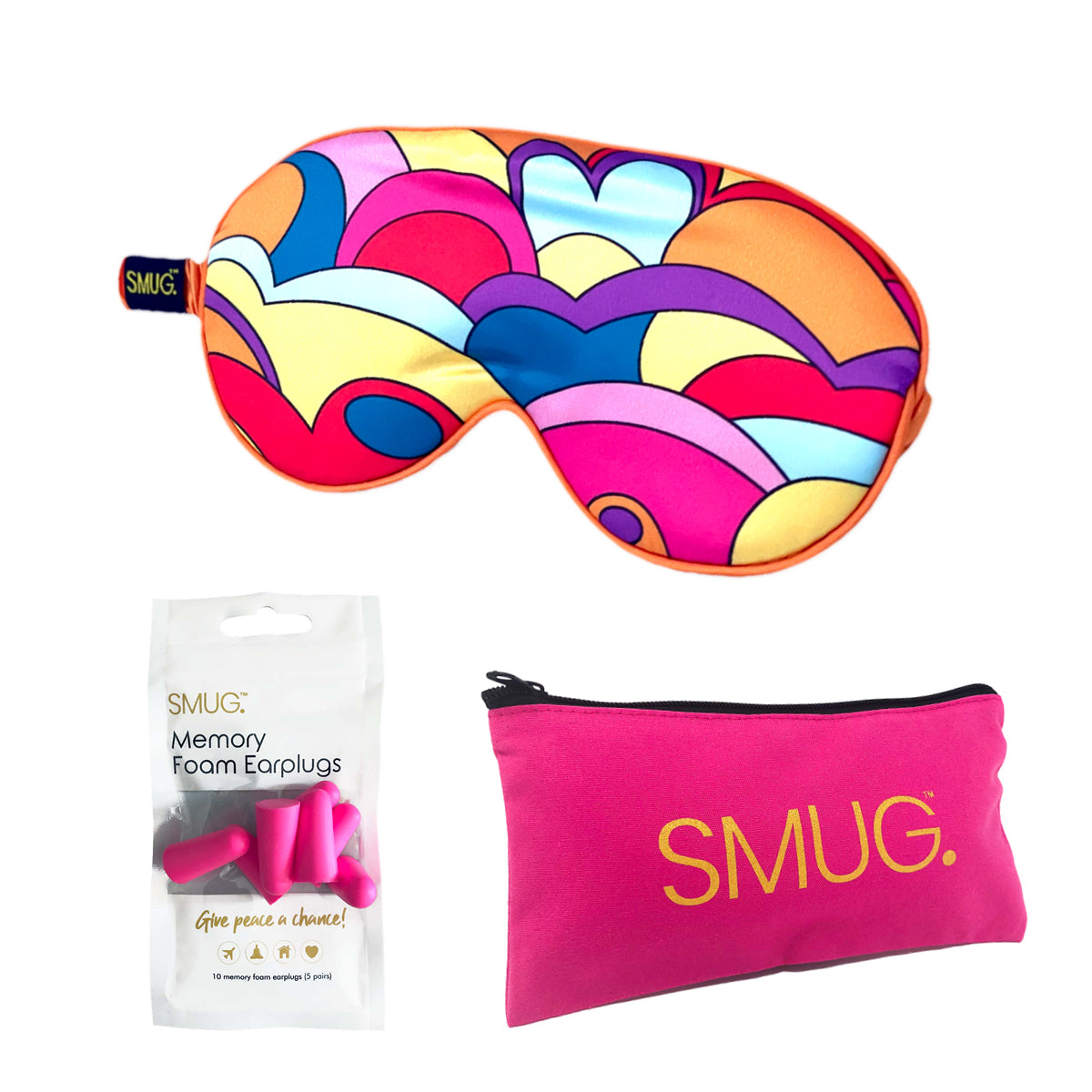 Satin Sleep Mask - Lucy in the Sky Print