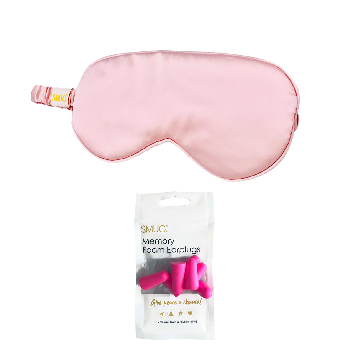 Satin Sleep Mask - Pink