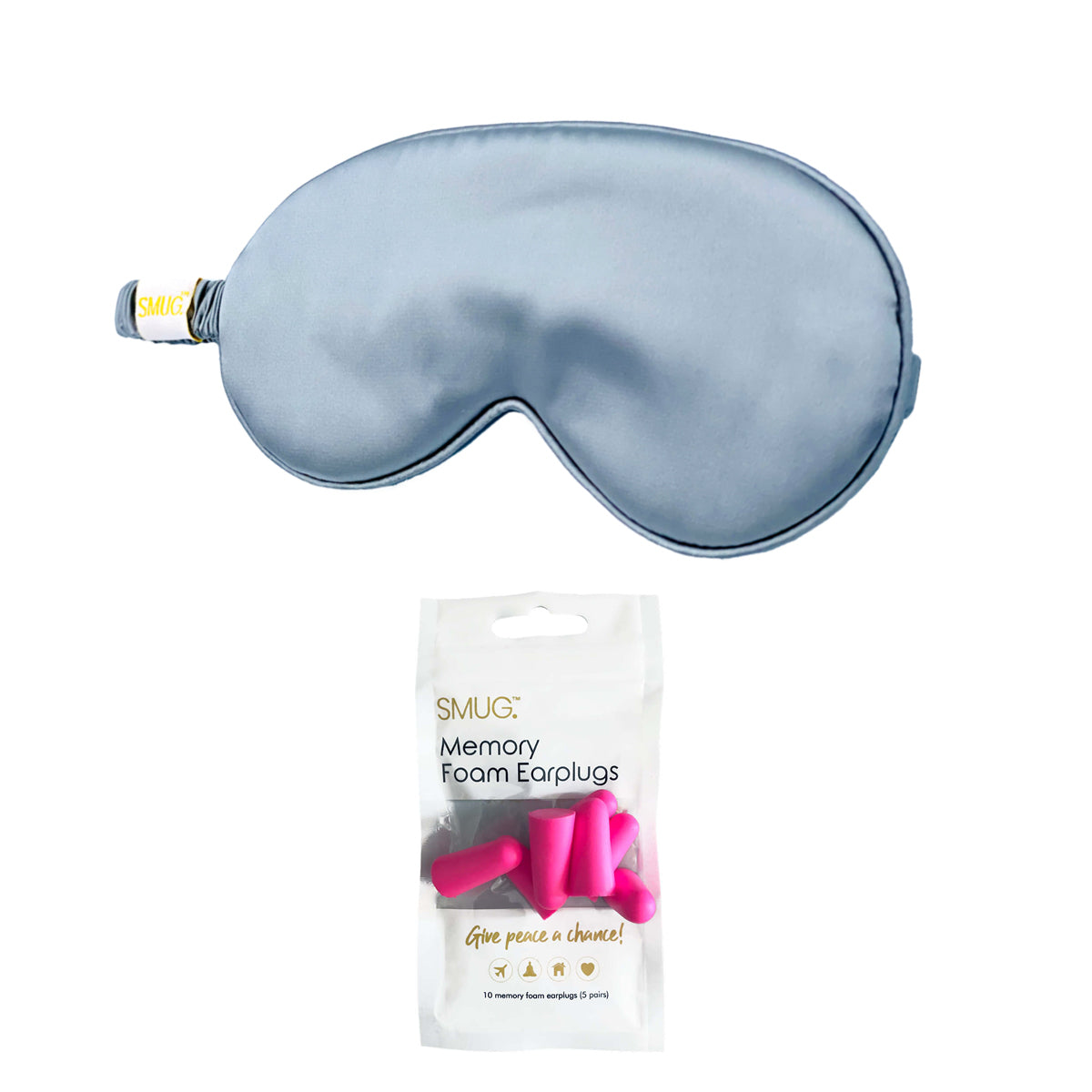 Satin Sleep Mask - Grey