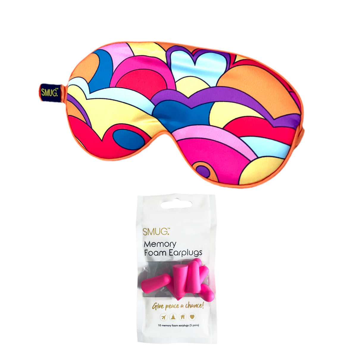 Satin Sleep Mask - Lucy in the Sky Print