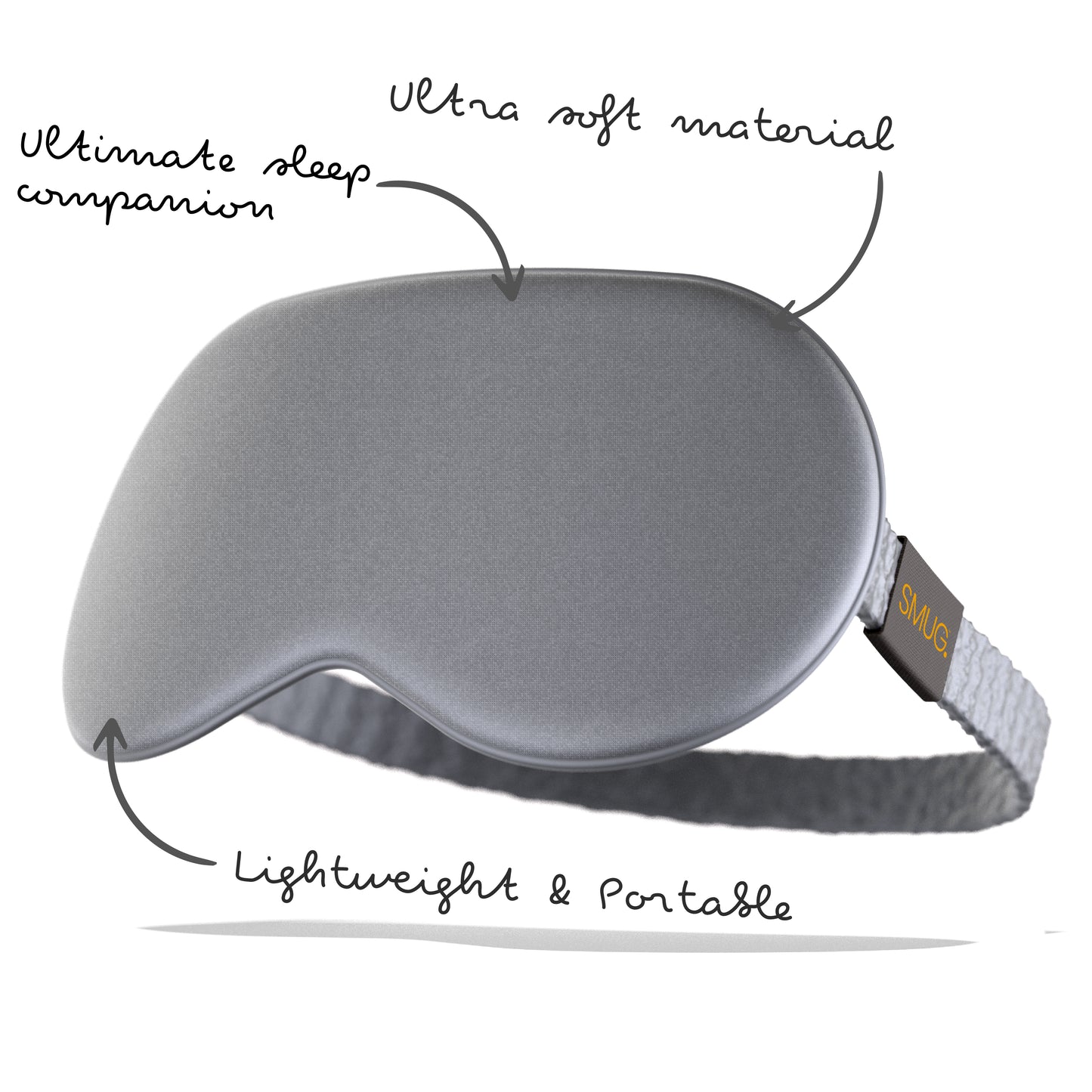 Satin Sleep Mask - Grey