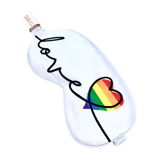 Satin Sleep Mask - Pride Love Print