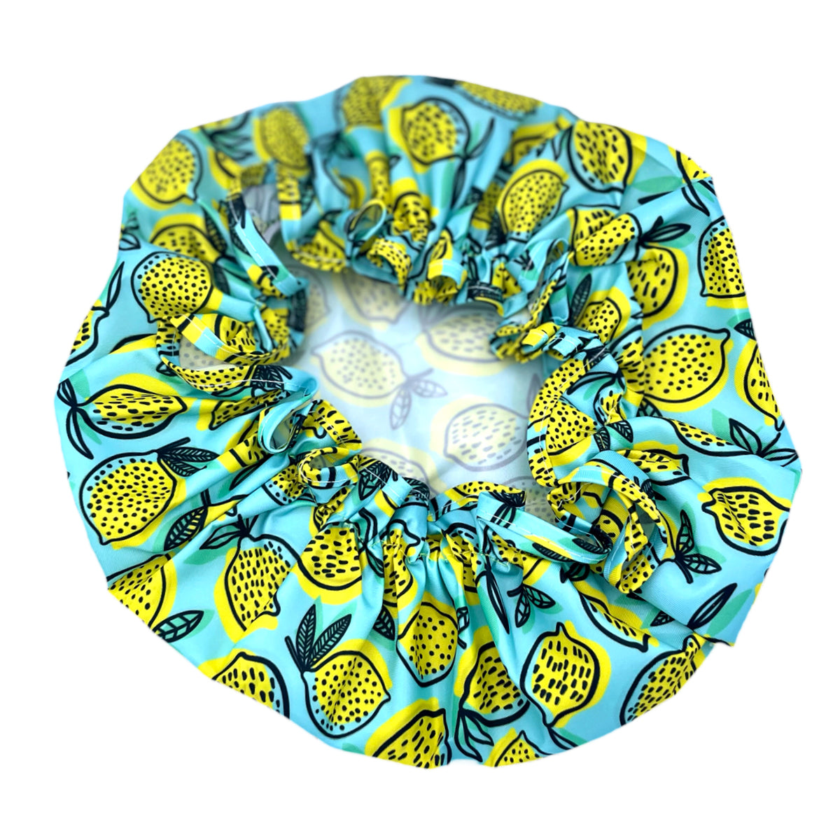 Shower Cap - Lemon Print