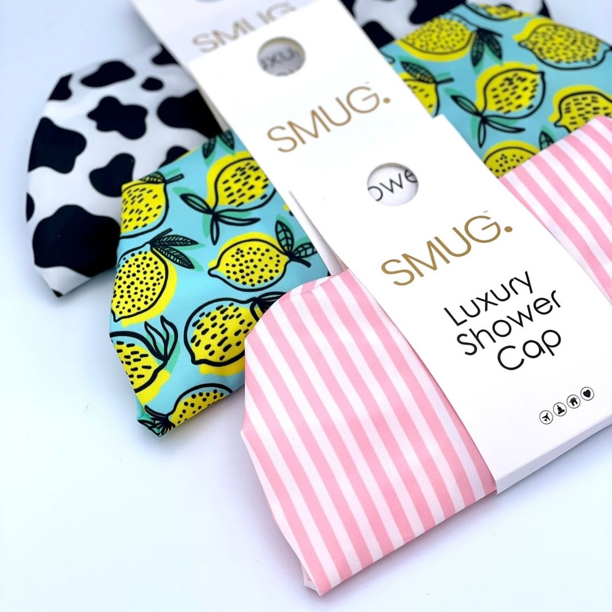 Shower Cap - Lemon Print